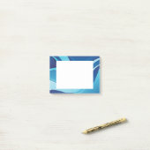 Abstrakt Art Post - Anmerkungen Post-it Klebezettel (Auf Schreibtisch)