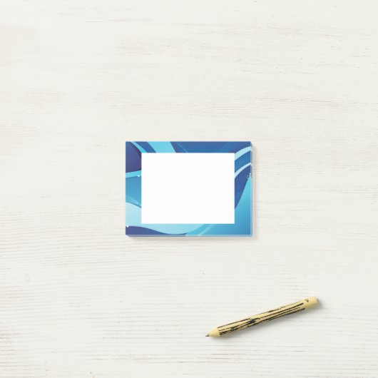 Abstrakt Art Post - Anmerkungen Post-it Klebezettel (Auf Schreibtisch)