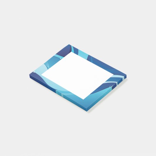 Abstrakt Art Post - Anmerkungen Post-it Klebezettel (angewinkelt)