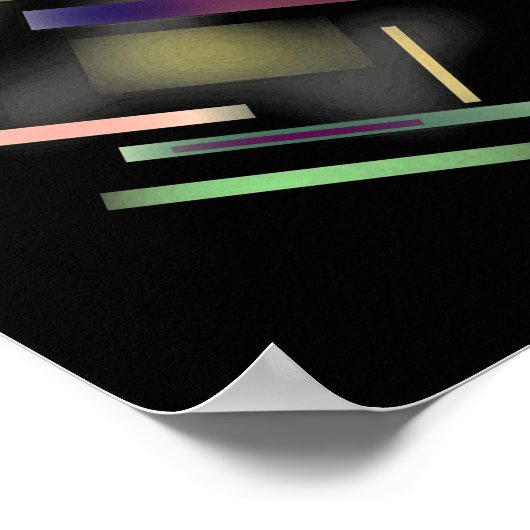 Abstrakt Art Poster (Ecke)