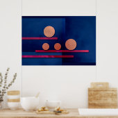 Abstrakt Art. Poster (Küche)