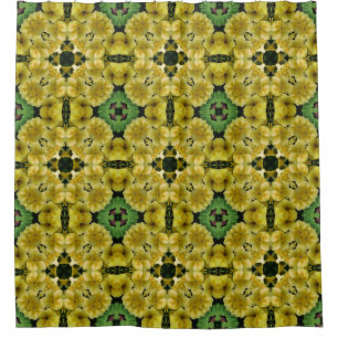 Abstrakt Art Primrose Blume Natur Duschvorhang