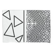 Abstrakt Art Pyramid Triangle Lines Muster Kissenbezug (Vorderseite)