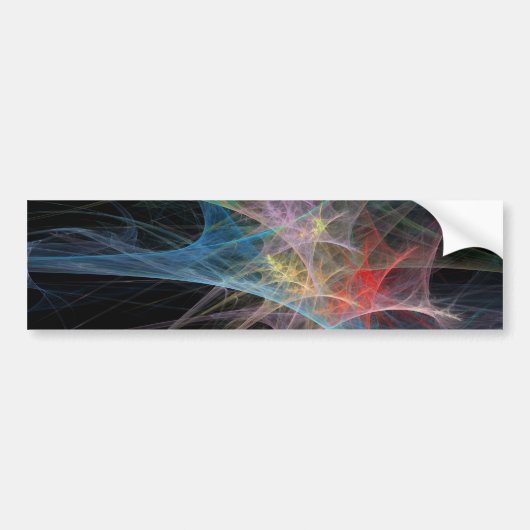 Abstrakt Art Rainbow Ice Autoaufkleber (Vorne)
