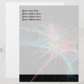 Abstrakt Art Rainbow Ice Briefkopf (Vorne/Hinten)