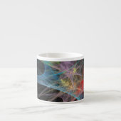 Abstrakt Art Rainbow Ice Espressotasse (Vorderseite)