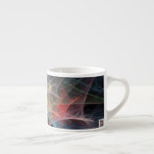 Abstrakt Art Rainbow Ice Espressotasse (Rechts)