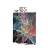 Abstrakt Art Rainbow Ice Flachmann (Links)