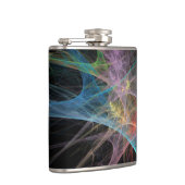 Abstrakt Art Rainbow Ice Flachmann (Rechts)