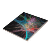 Abstrakt Art Rainbow Ice Fliese (Seite)