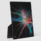 Abstrakt Art Rainbow Ice Fotoplatte (Seite)