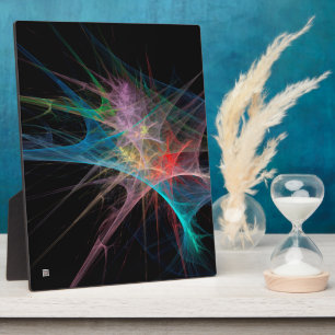 Abstrakt Art Rainbow Ice Fotoplatte