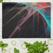 Abstrakt Art Rainbow Ice Handtuch (Gefaltet)