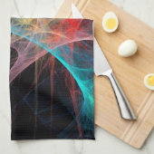 Abstrakt Art Rainbow Ice Handtuch (Viertel Falte)