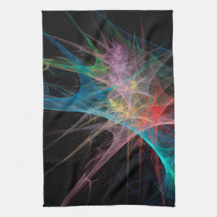 Abstrakt Art Rainbow Ice Handtuch
