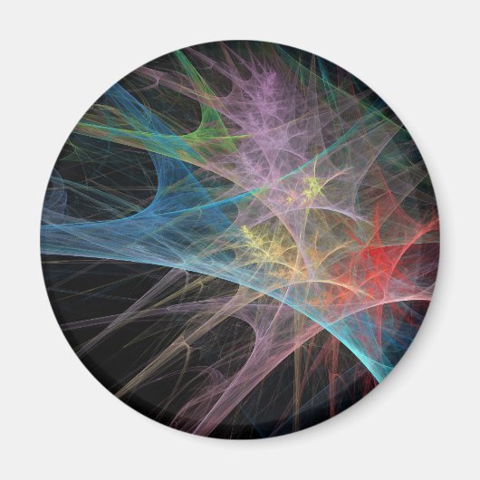 Abstrakt Art Rainbow Ice Magnet (Vorne)