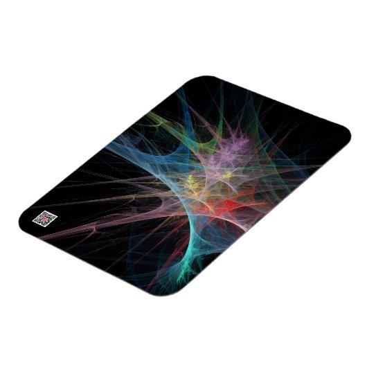 Abstrakt Art Rainbow Ice Magnet (Linke Seite)