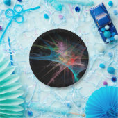Abstrakt Art Rainbow Ice Pappteller (Party)