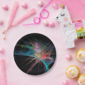 Abstrakt Art Rainbow Ice Pappteller (Party)