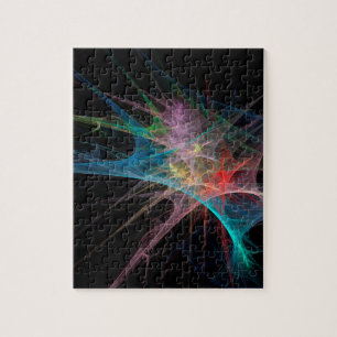 Abstrakt Art Rainbow Ice Puzzle