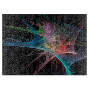 Abstrakt Art Rainbow Ice Schneidebrett