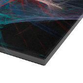 Abstrakt Art Rainbow Ice Schneidebrett (Ecke)