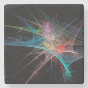 Abstrakt Art Rainbow Ice Steinuntersetzer