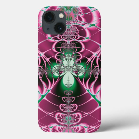 Abstrakt Art Red Blume Case-Mate iPhone Hülle (Rückseite)