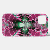 Abstrakt Art Red Blume Case-Mate iPhone Hülle (Rückseite (Horizontal))
