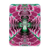 Abstrakt Art Red Blume Magnet (Vertikal)