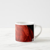 Abstrakt Art Red Galaxy Espressotasse (Rechts)
