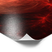 Abstrakt Art Red Galaxy Fotodruck (Ecke)