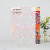 Abstrakt Art Red Mediation Briefkopf (Stehend Vorderseite)