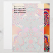 Abstrakt Art Red Mediation Briefkopf (Vorne/Hinten)