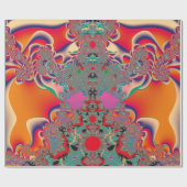 Abstrakt Art Red Mediation Geschenkpapier (Flach)
