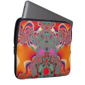 Abstrakt Art Red Mediation Laptopschutzhülle (Vorne Rechts)