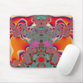 Abstrakt Art Red Mediation Mousepad (Mit Mouse)
