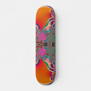 Abstrakt Art Red Mediation Skateboard