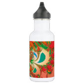 Abstrakt Art Red Owl Edelstahlflasche (Rechts)