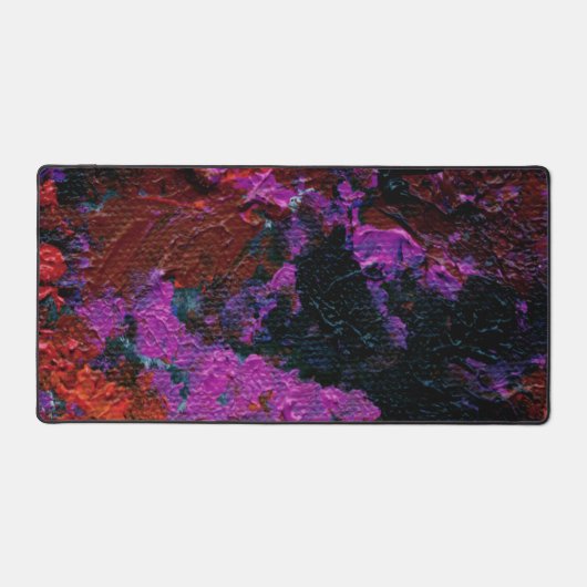 Abstrakt Art Red Planet Garden Schreibtischunterlage (Vorderseite)