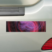 Abstrakt Art Red Wave Autoaufkleber (Auf Auto)