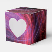 Abstrakt Art Red Wave Geschenkschachtel (Vorderseite)