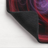 Abstrakt Art Red Wave Mousepad (Ecke)