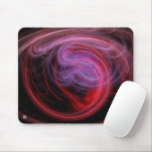 Abstrakt Art Red Wave Mousepad (Mit Mouse)
