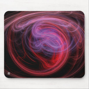 Abstrakt Art Red Wave Mousepad