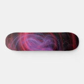 Abstrakt Art Red Wave Skateboard (Horizontal)