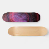 Abstrakt Art Red Wave Skateboard (Horizontal)