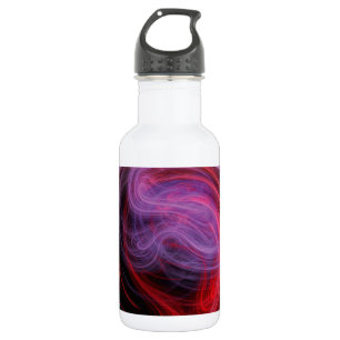 Abstrakt Art Red Wave Trinkflasche