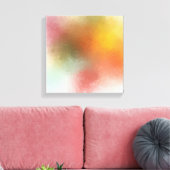 Abstrakt Art Red Yellow Blue Lila Green Pink Leinwanddruck (Insitu (Wohnzimmer))