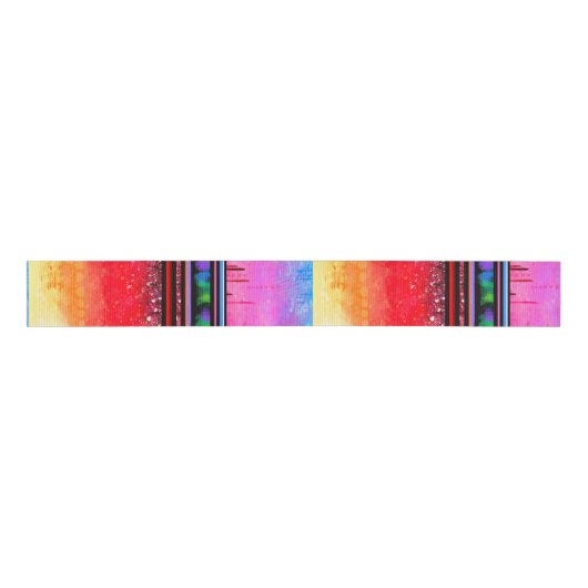 Abstrakt Art Ribbon Ripsband (Vorderseite)